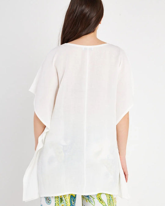 CASACCA BASIC IN LINO BIANCO DORABELLA