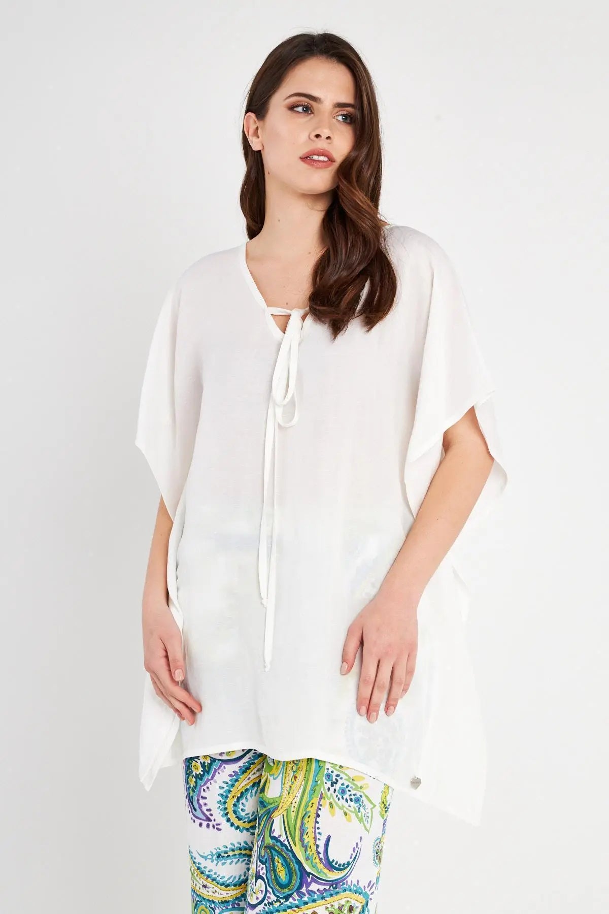 CASACCA BASIC IN LINO BIANCO DORABELLA