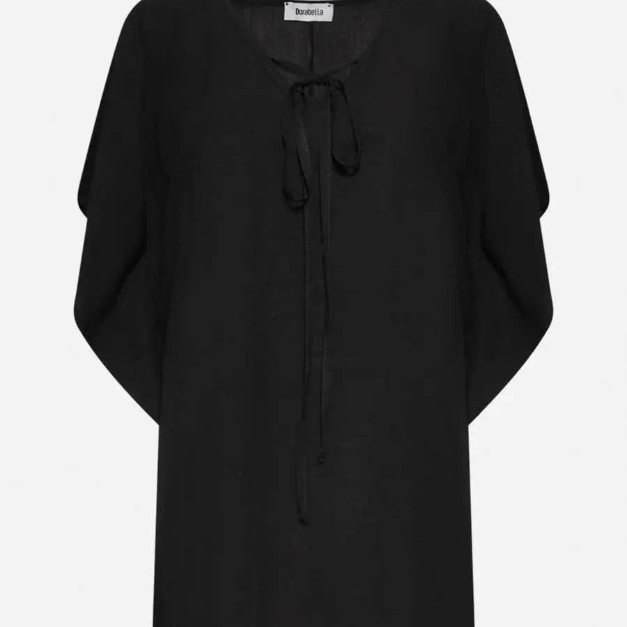 CASACCA BASIC IN LINO NERO DORABELLA