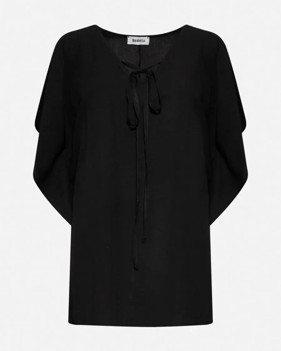 CASACCA BASIC IN LINO NERO DORABELLA