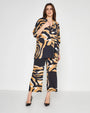 Camicia animalier NERO DORABELLA PIU'