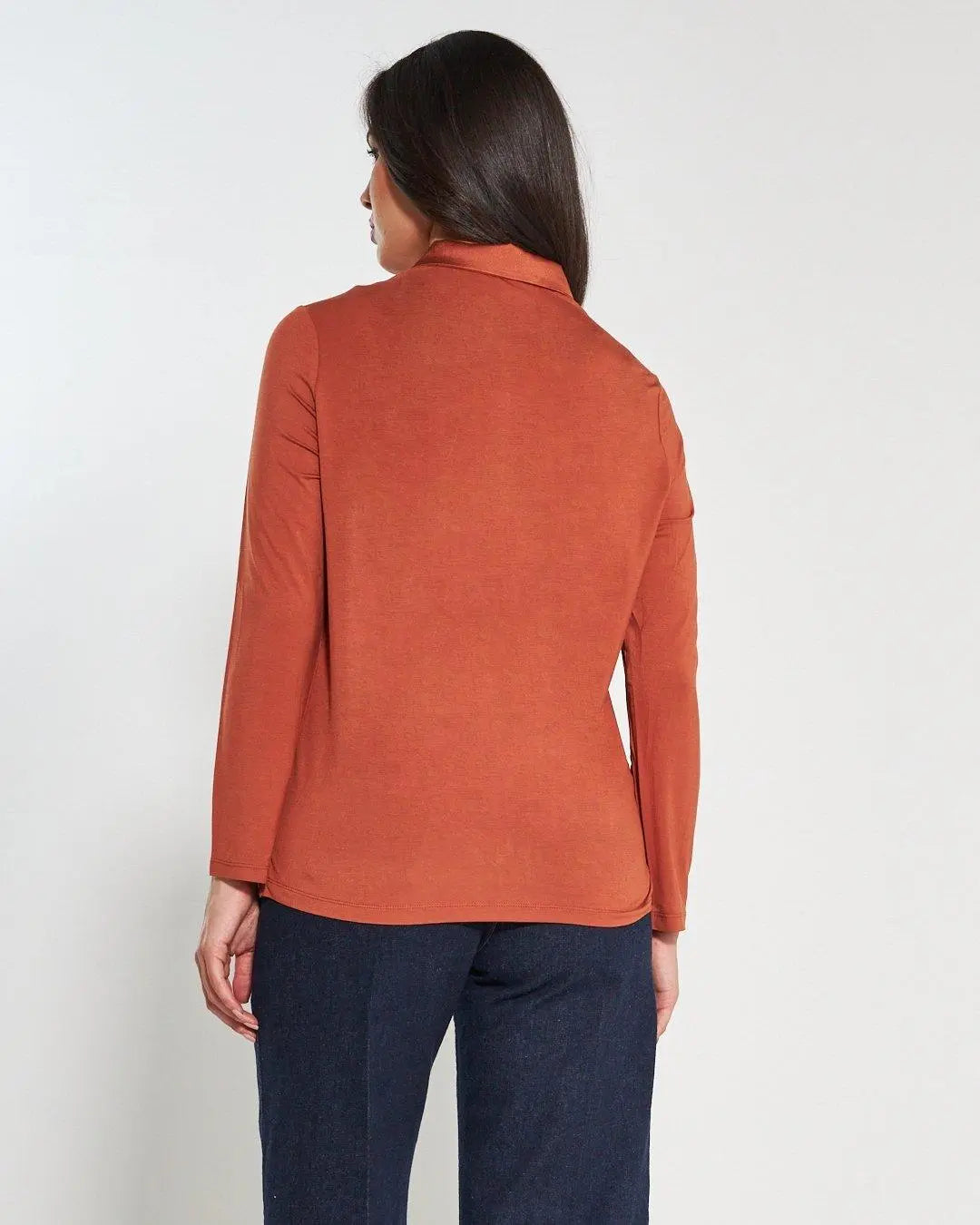 Camicia bi-materiale CANNELLA DORABELLA