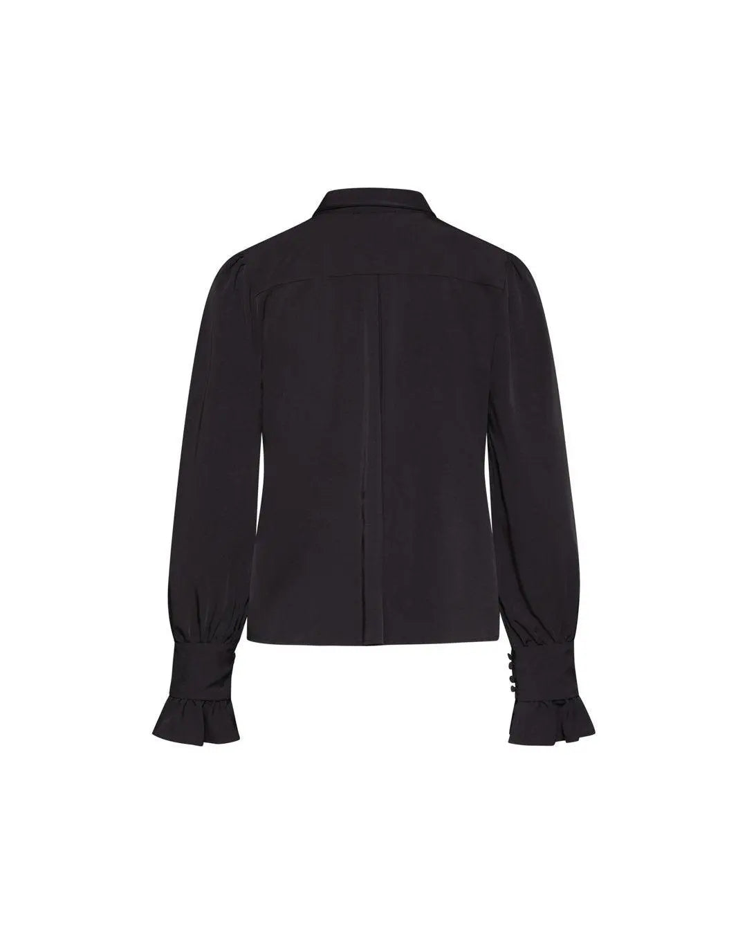 Camicia colletto piatto NERO IRONICA