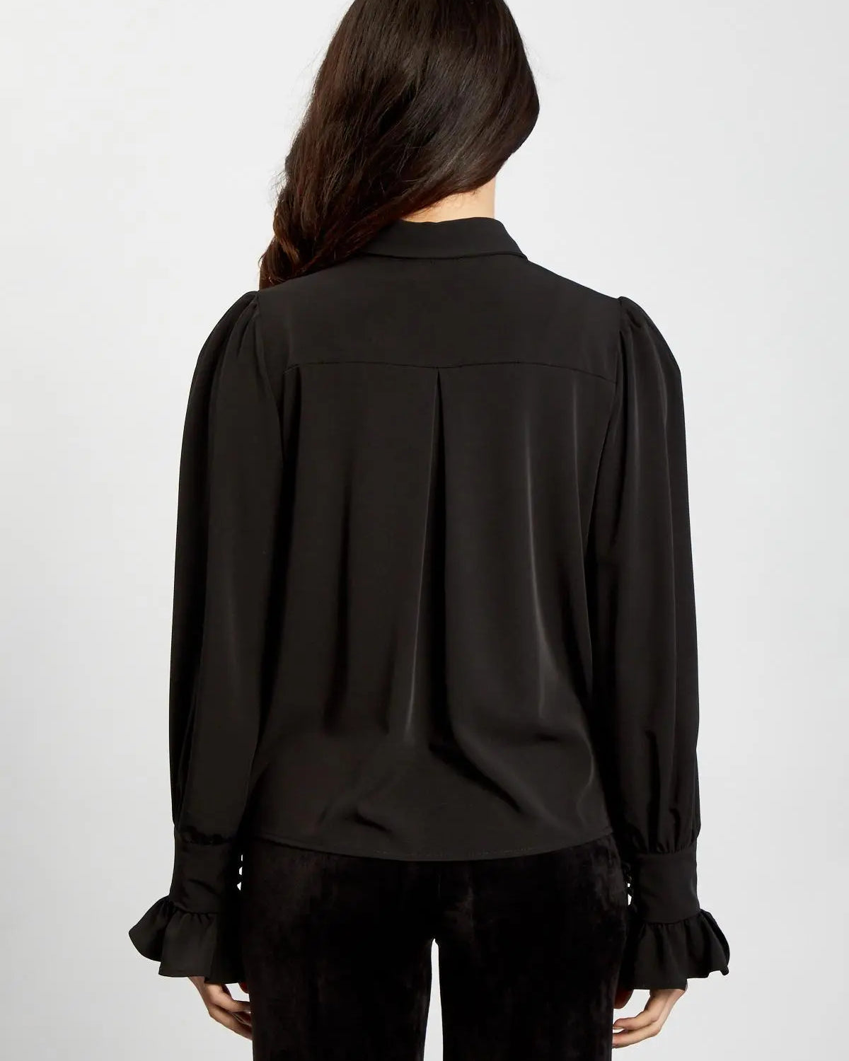 Camicia colletto piatto NERO IRONICA