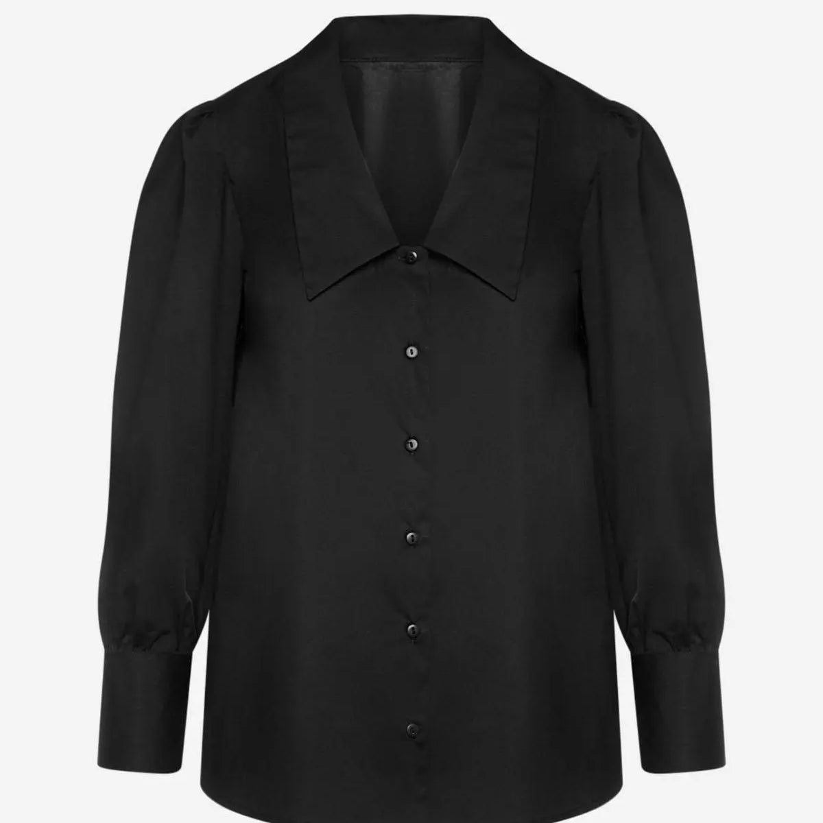 Camicia colletto punte NERO IRONICA