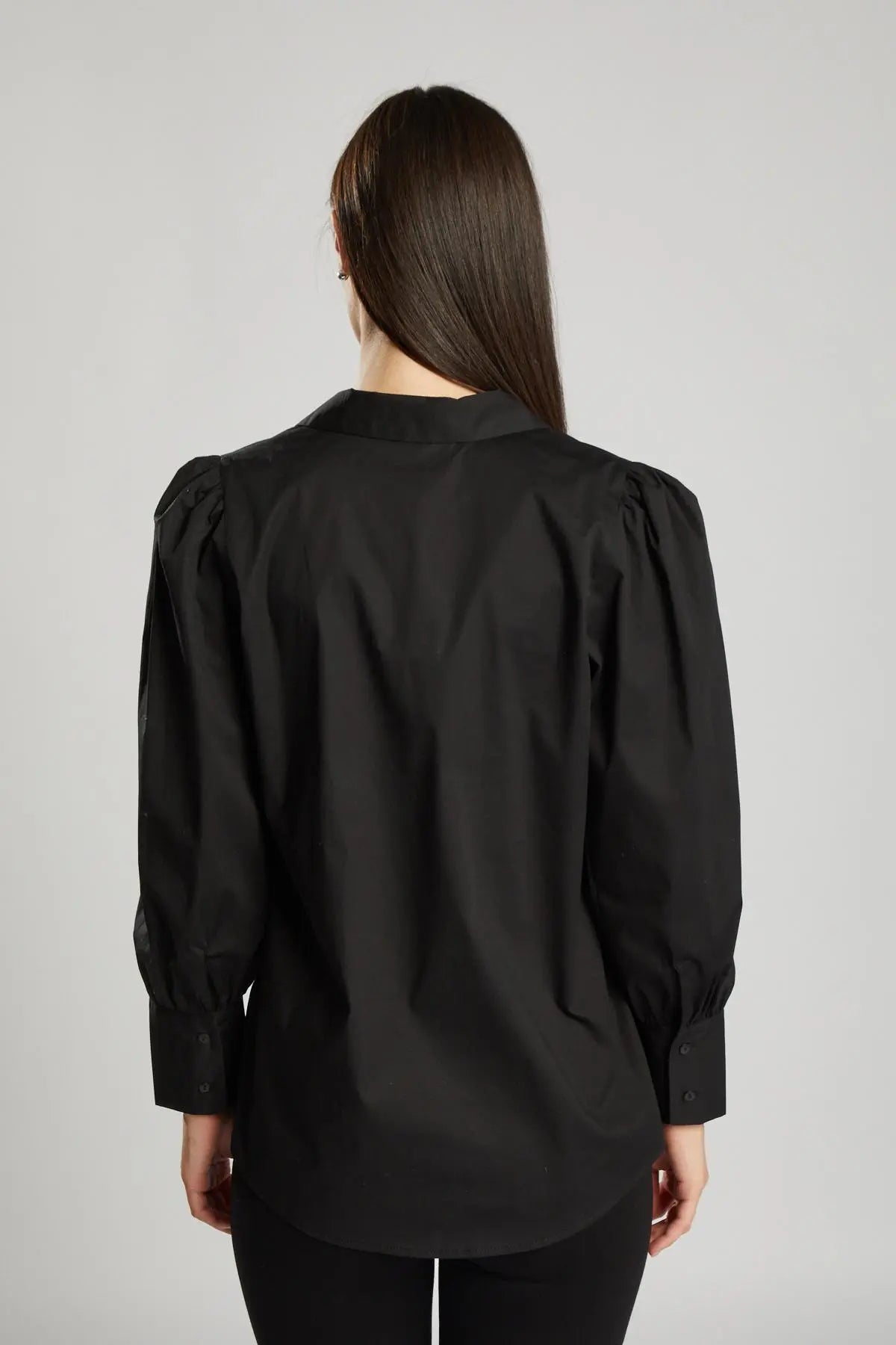 Camicia colletto punte NERO IRONICA