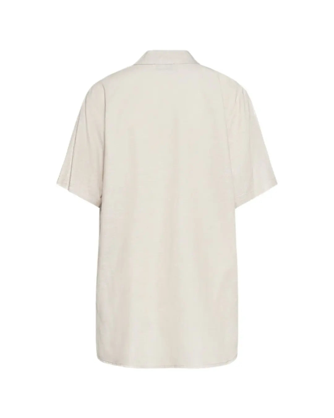 Camicia collo coreana NATURALE DORABELLA