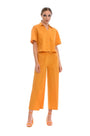 Camicia crop ARANCIO IRONICA