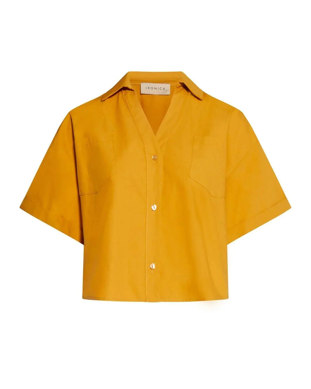 Camicia crop ARANCIO IRONICA