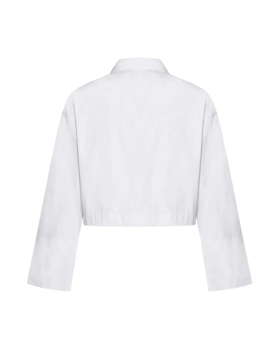 Camicia crop BIANCO IRONICA