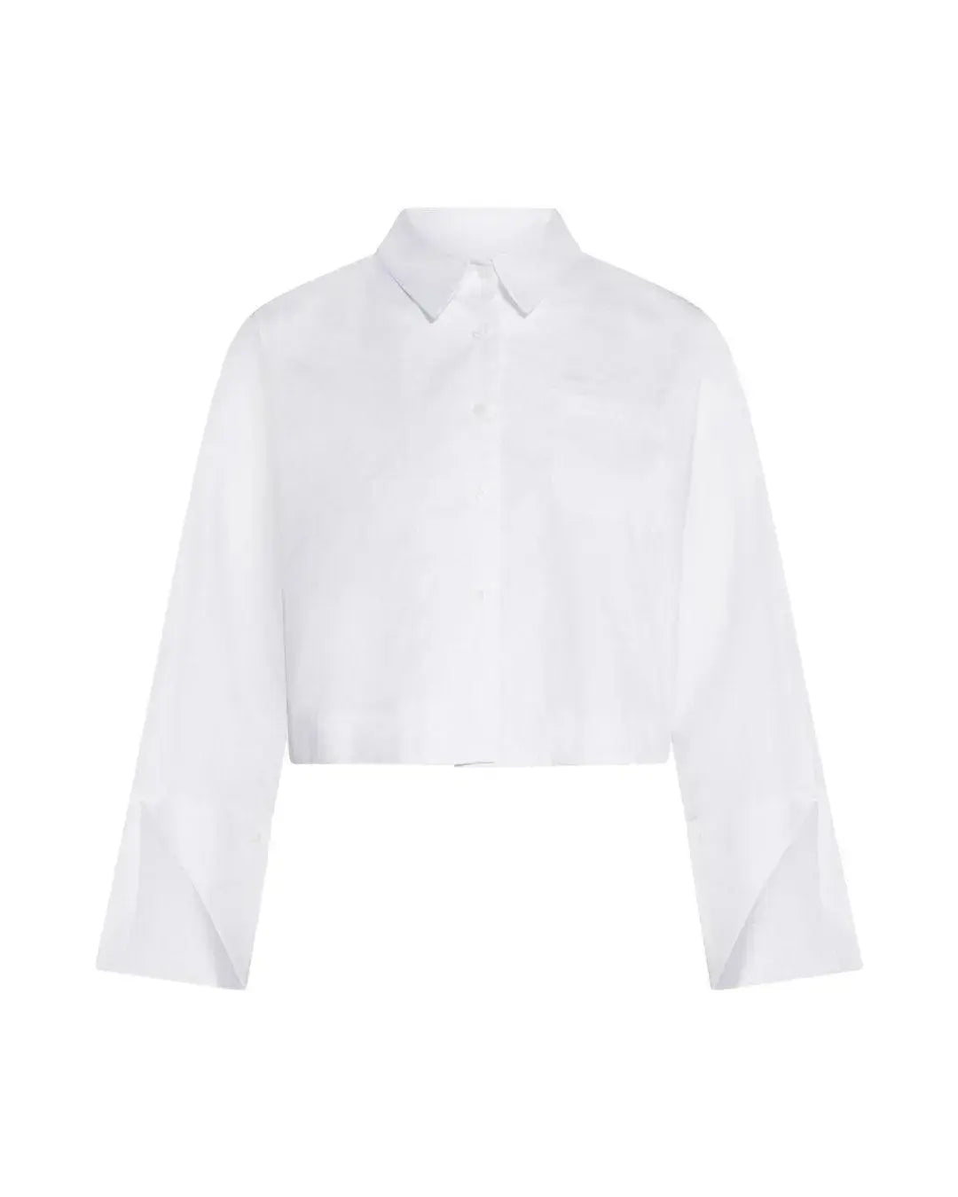 Camicia crop BIANCO IRONICA