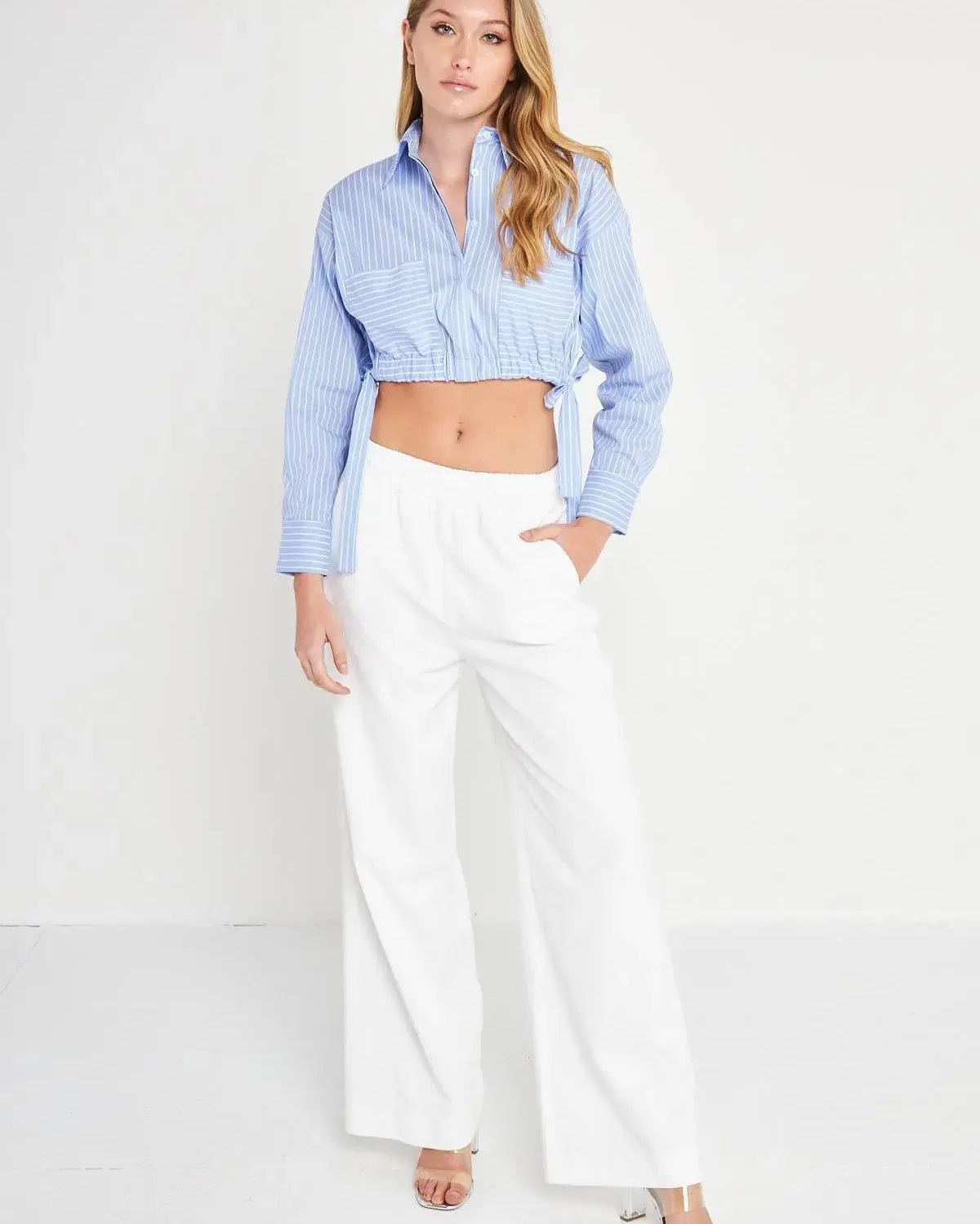 Camicia crop CIELO IRONICA