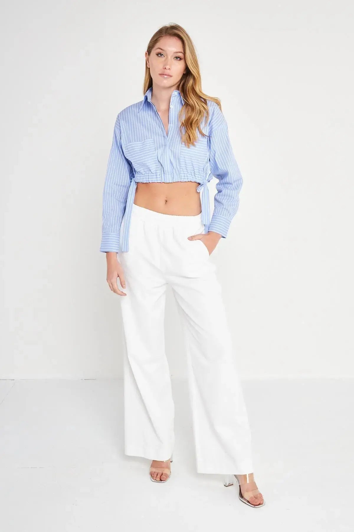Camicia crop CIELO IRONICA