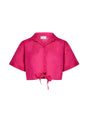 Camicia crop FUXIA IRONICA