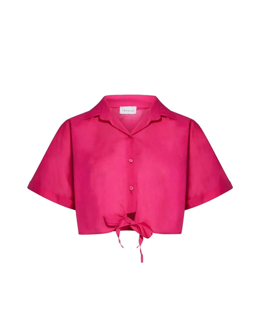 Camicia crop FUXIA IRONICA