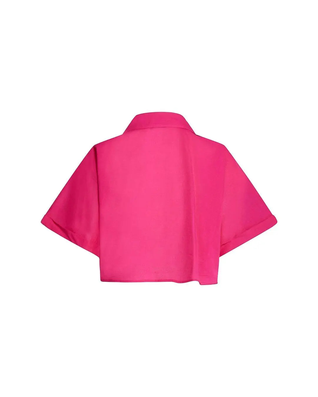 Camicia crop FUXIA IRONICA