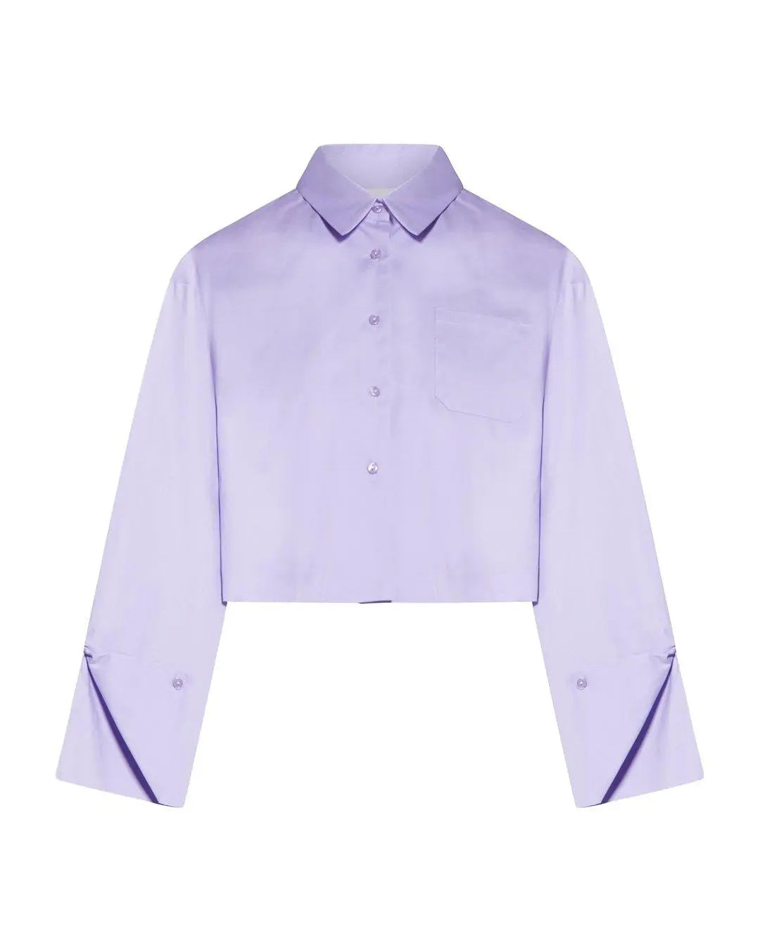 Camicia crop LILLA IRONICA