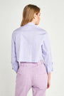 Camicia crop LILLA IRONICA
