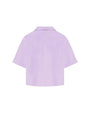 Camicia crop LILLA IRONICA