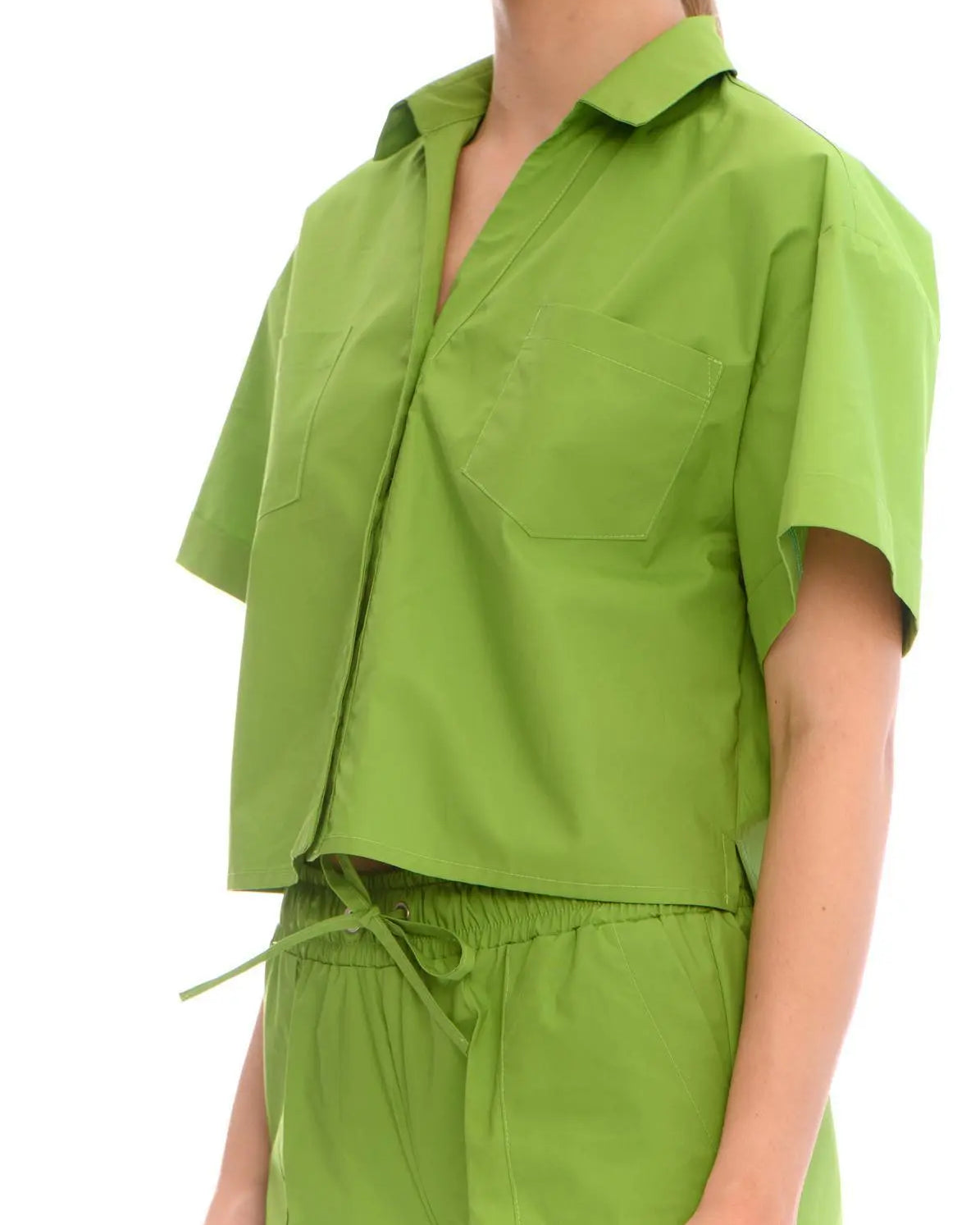 Camicia crop PISTACCHIO IRONICA