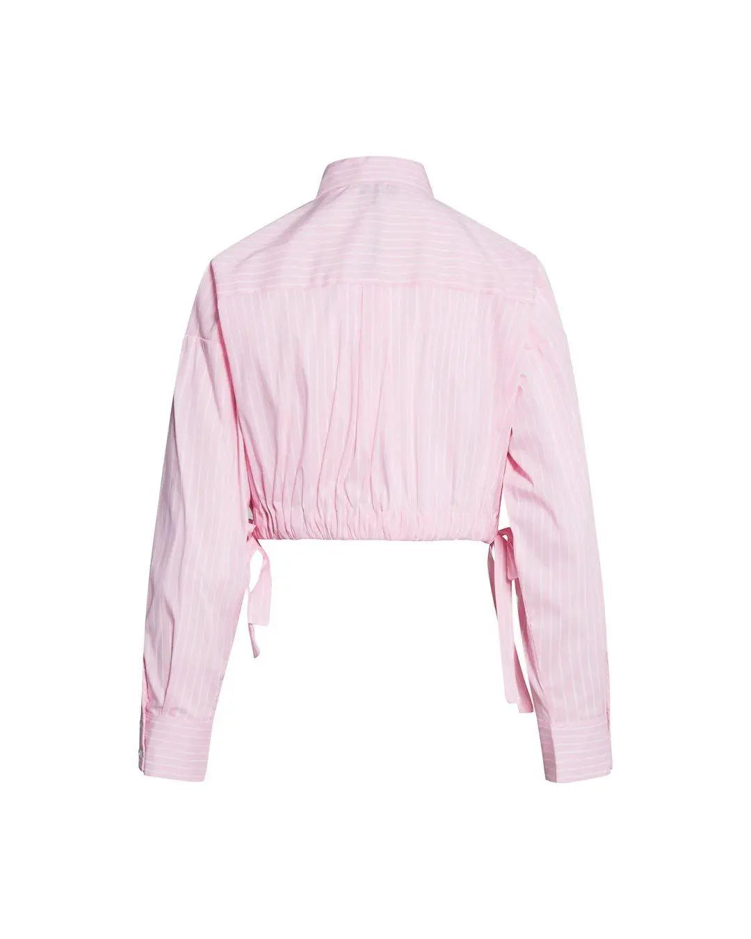 Camicia crop ROSA BUBBLE IRONICA