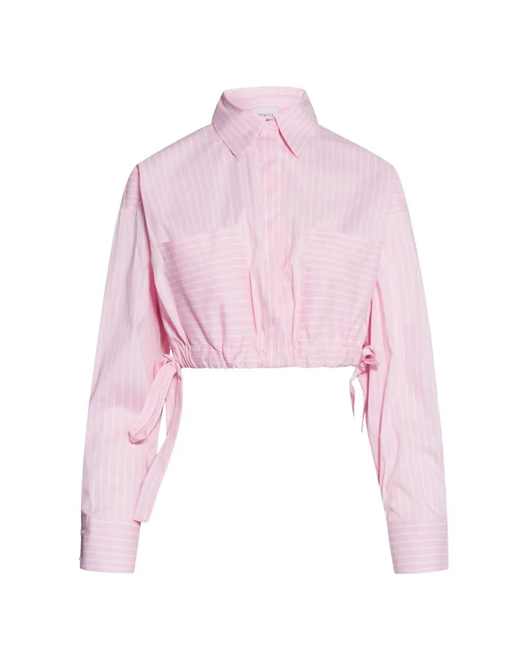 Camicia crop ROSA BUBBLE IRONICA