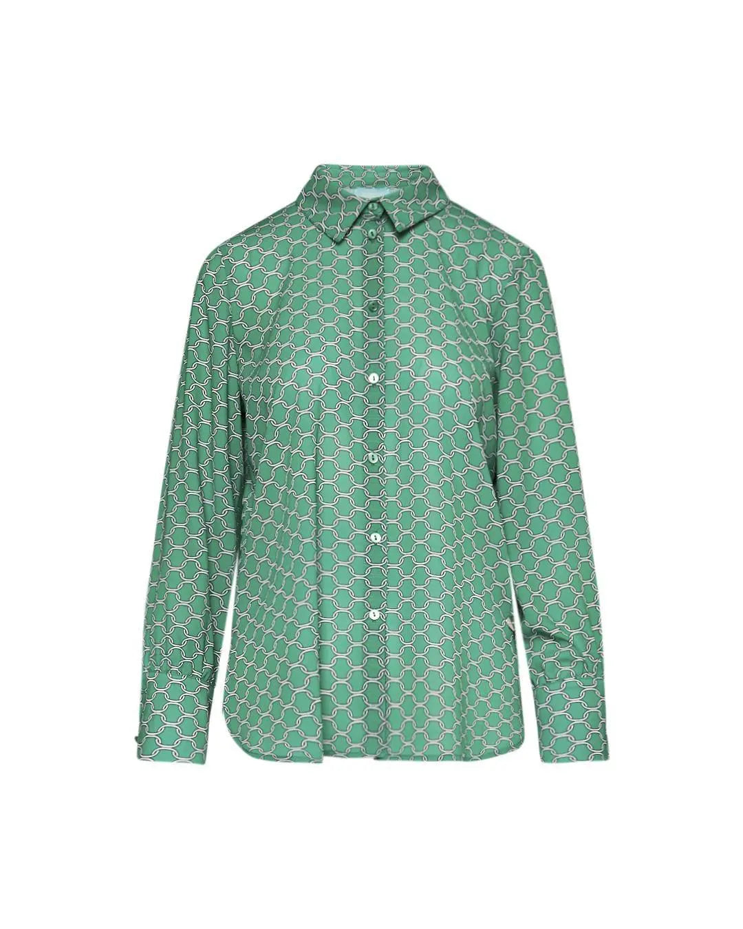 Camicia fantasia VERDE DORABELLA