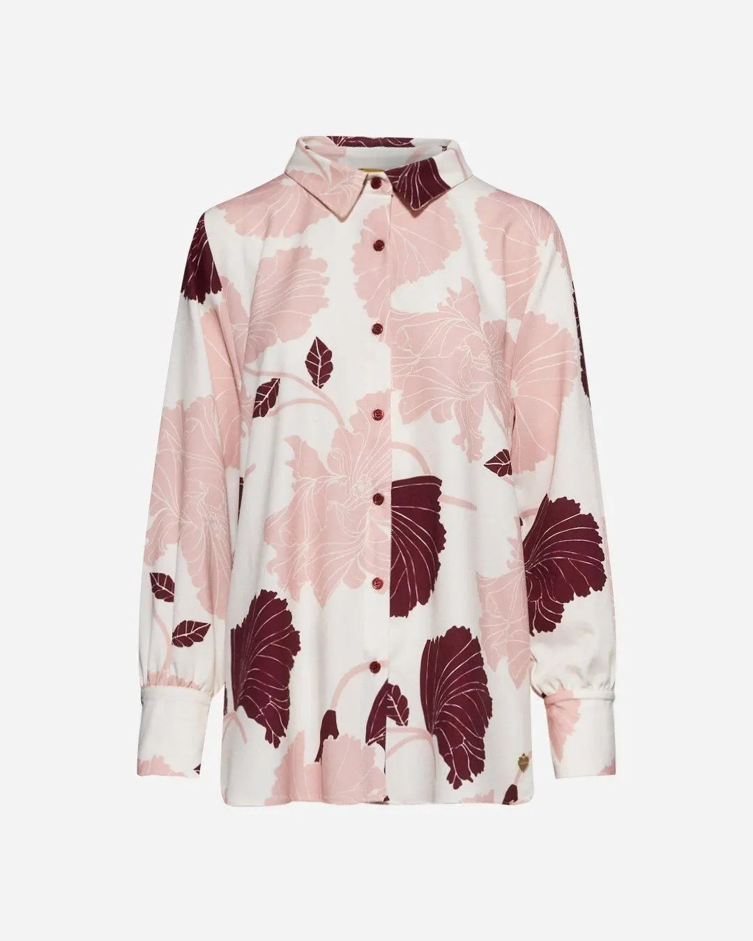 Camicia fantasia floreale SALE ROSA DORABELLA PIU'