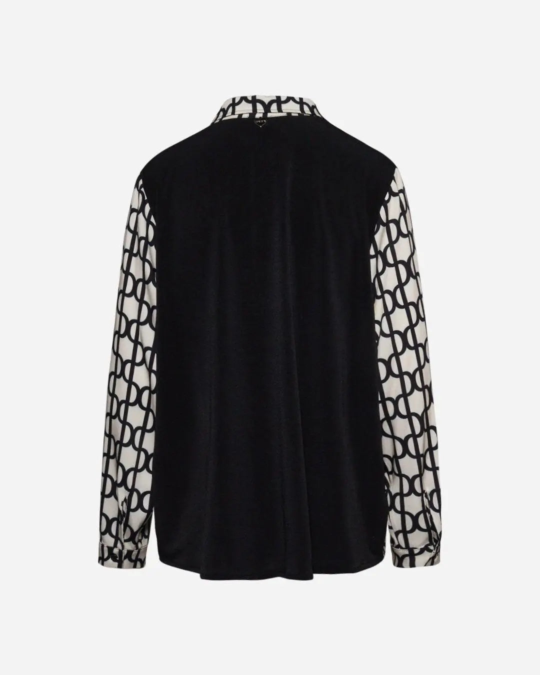 Camicia fantasia geometrica BIANCO DORABELLA PIU'