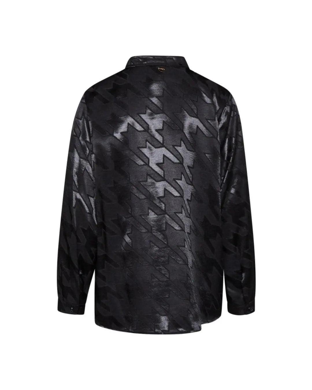 Camicia in fantasia pied de poule NERO DORABELLA