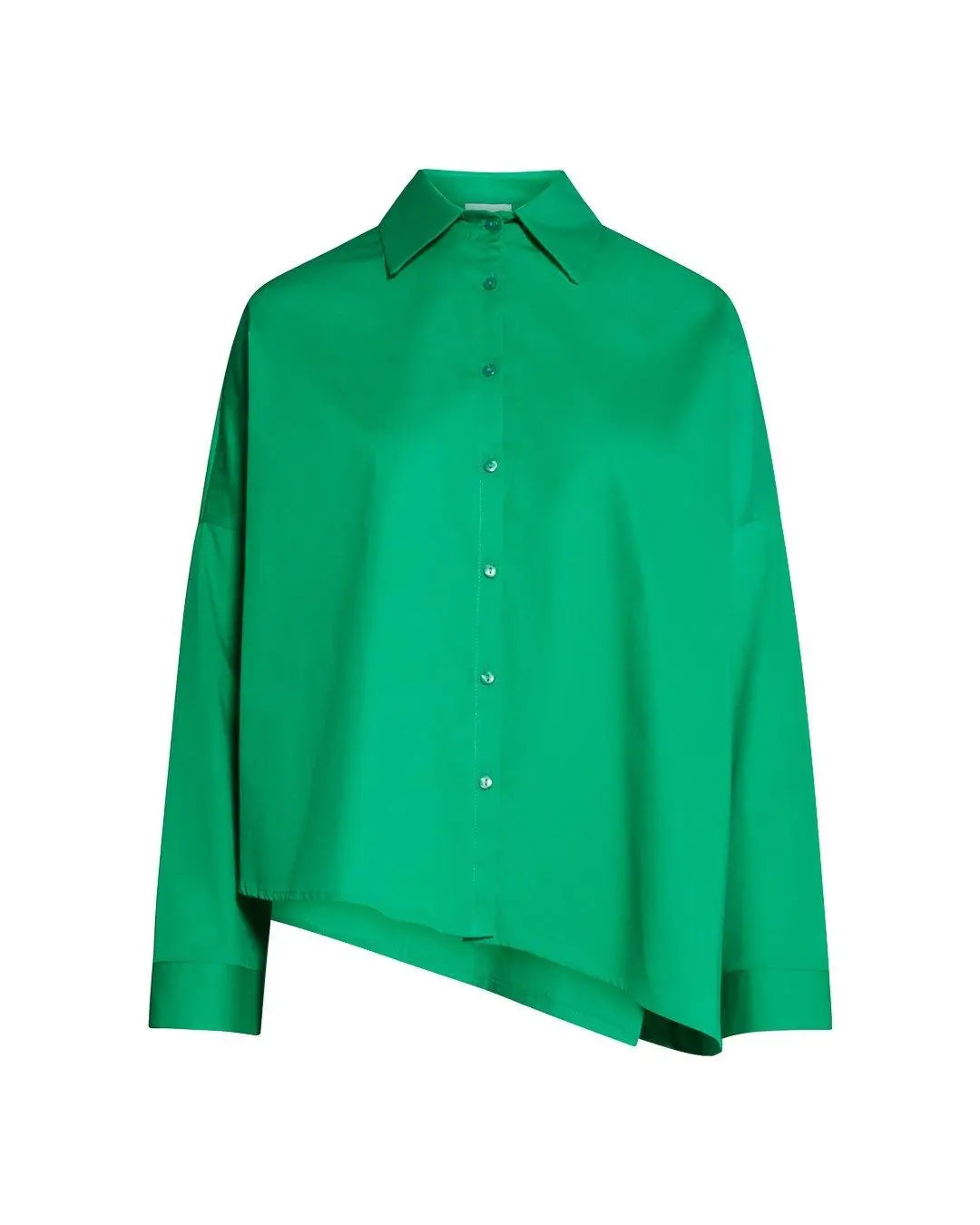 Camicia over VERDE BANDIERA IRONICA