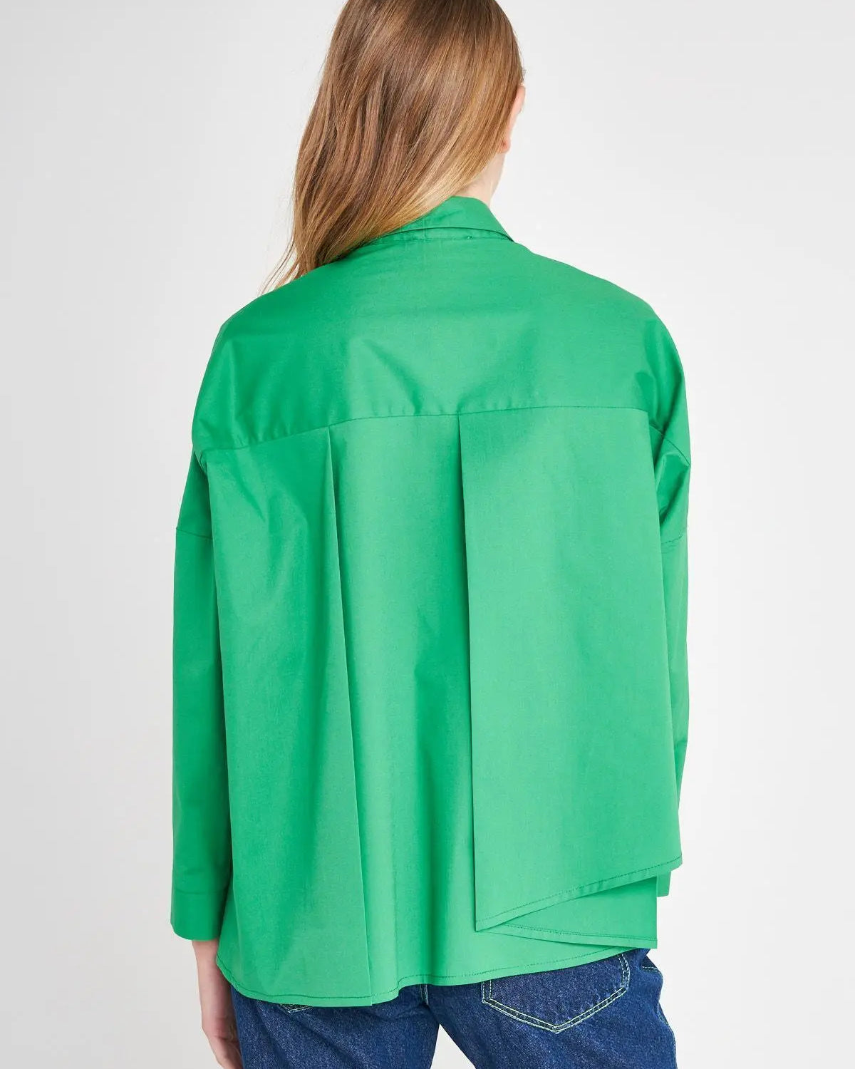 Camicia over VERDE BANDIERA IRONICA