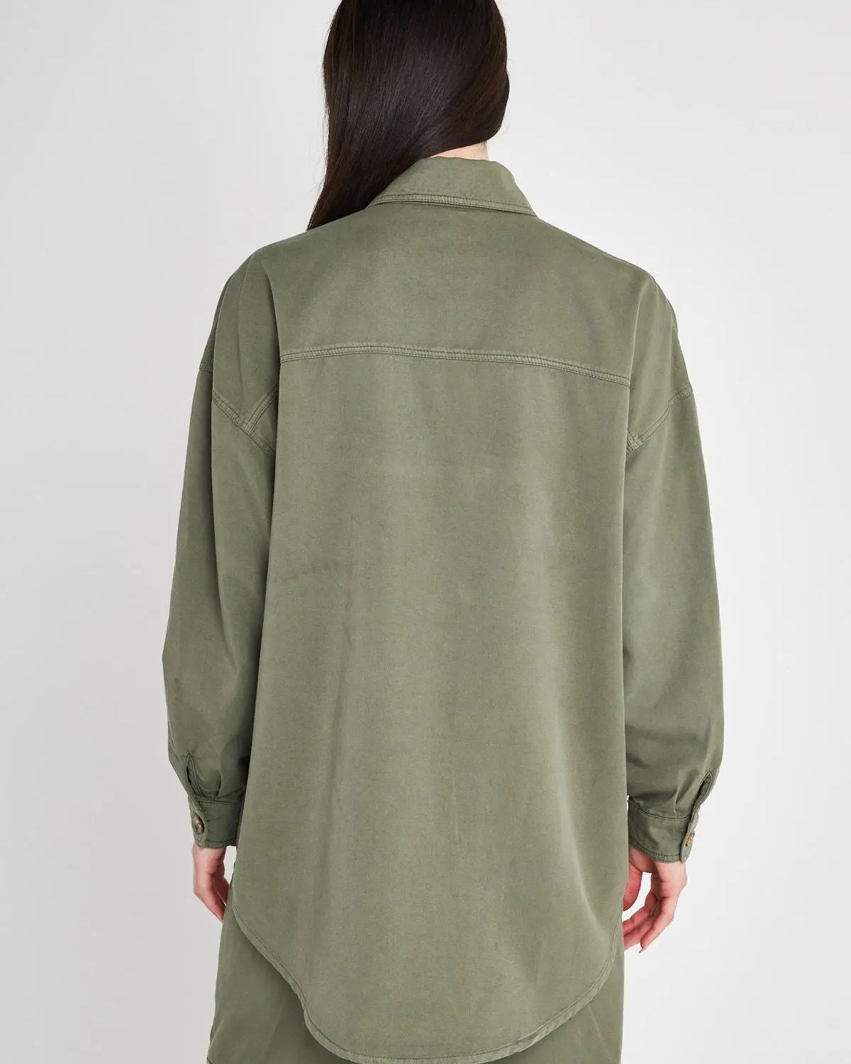 Camicia over VERDE MILITARE IRONICA