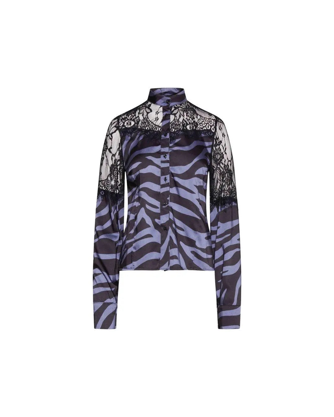 Camicia pizzo NERO-C.D.ZUCCHERO IRONICA