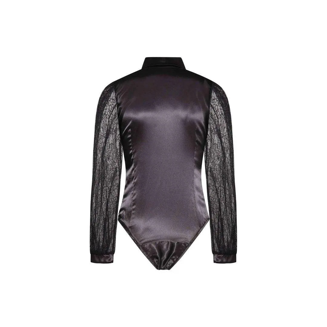 Camicia pizzo NERO IRONICA