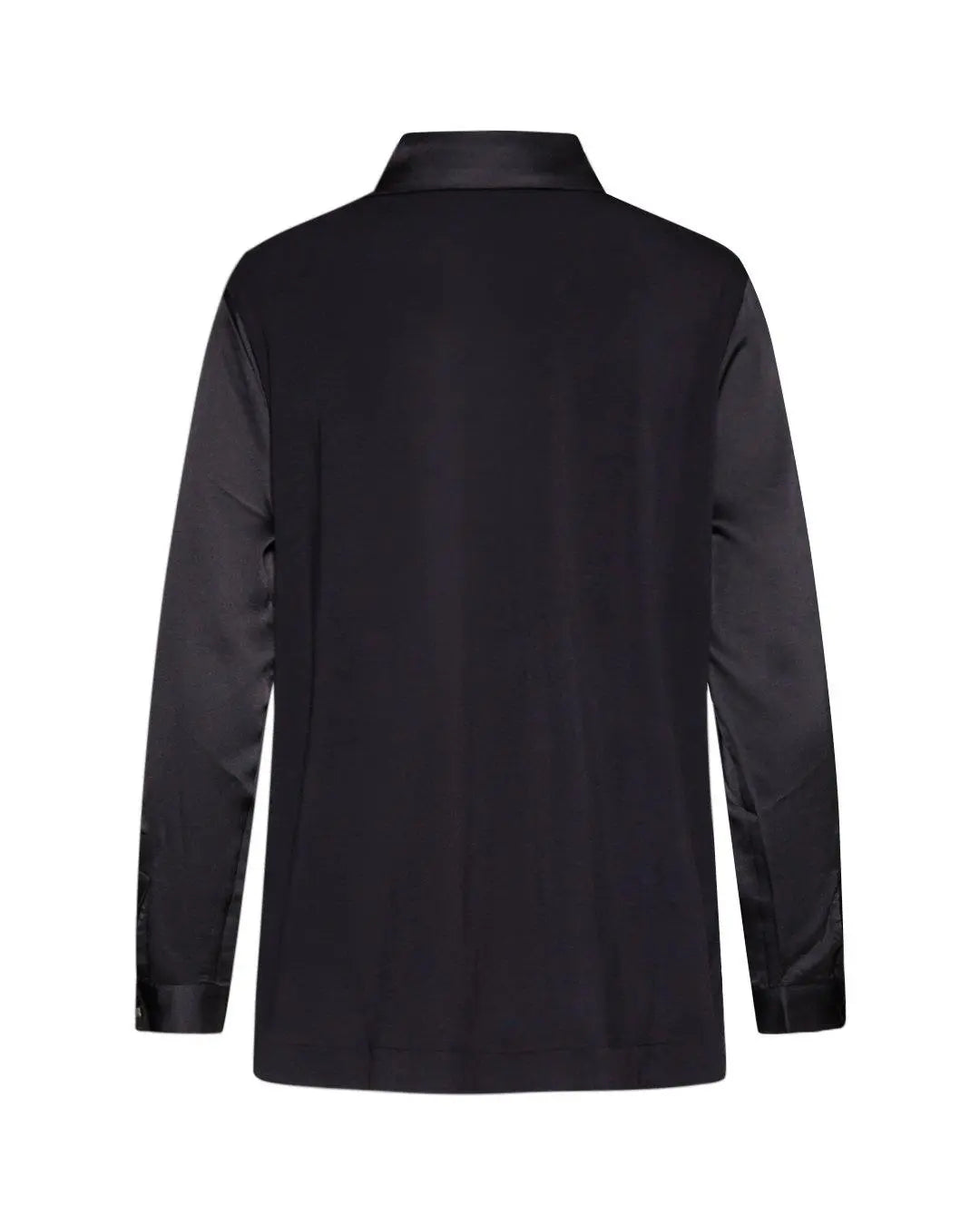 Camicia raso NERO IRONICA