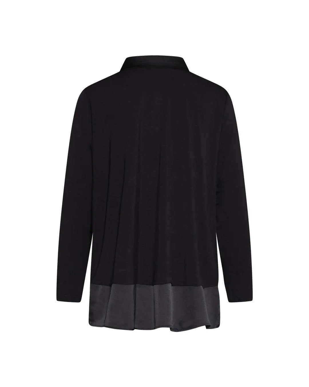 Camicia raso NERO IRONICA