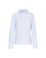 Camicia rigata CELESTE-BIANCO DORABELLA