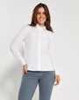 Camicia slim flit con pinces BIANCO DORABELLA