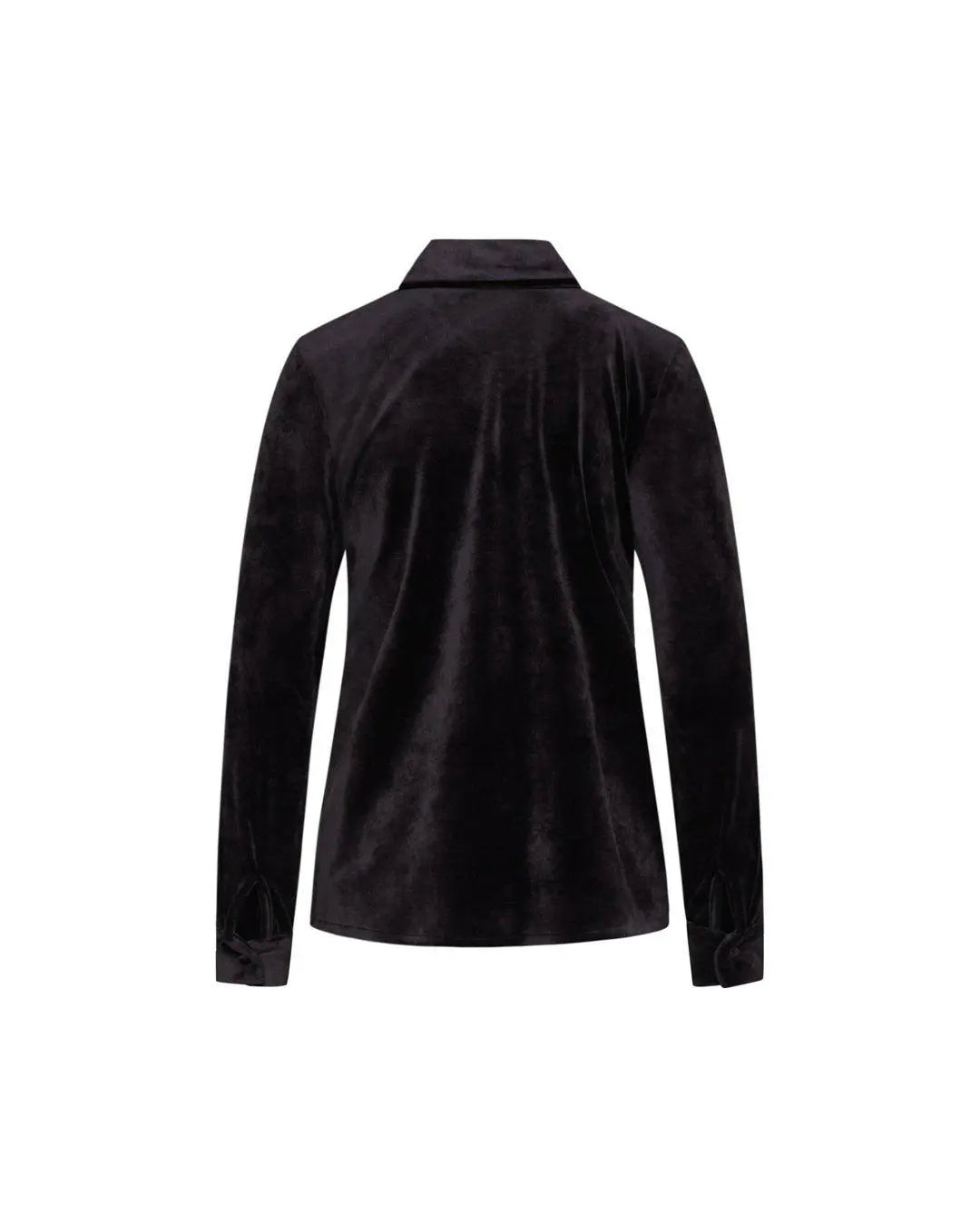 Camicia velluto NERO IRONICA