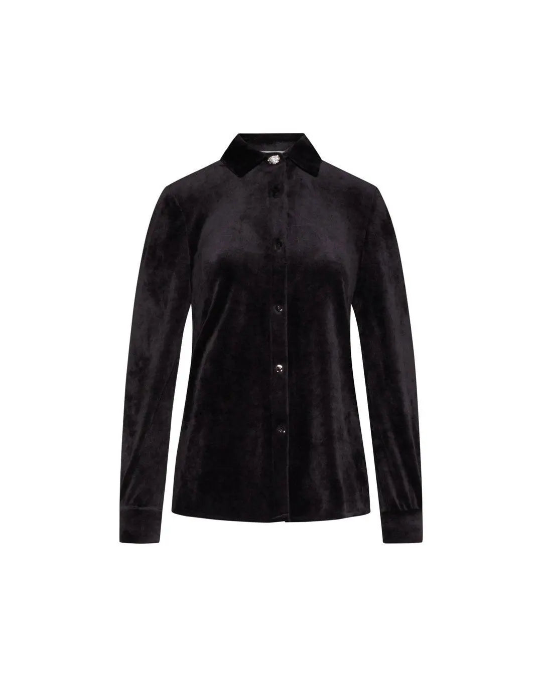 Camicia velluto NERO IRONICA