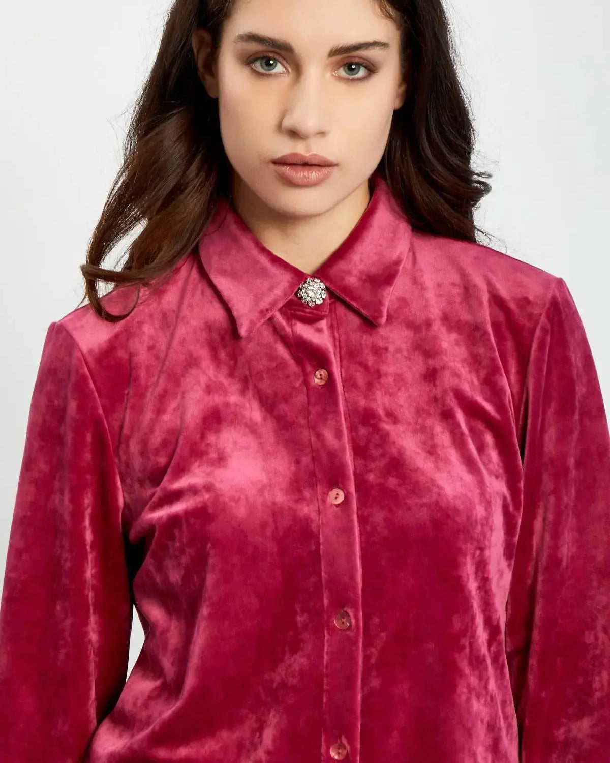 Camicia velluto VINO IRONICA