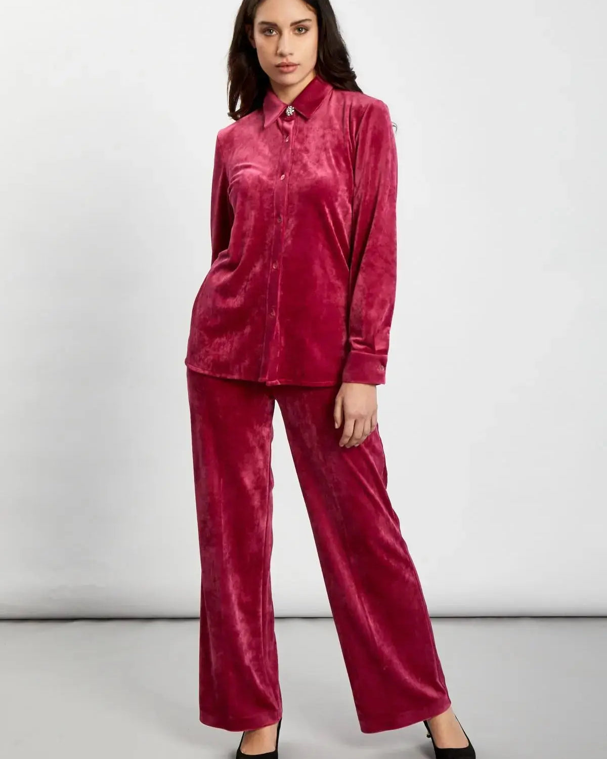 Camicia velluto VINO IRONICA