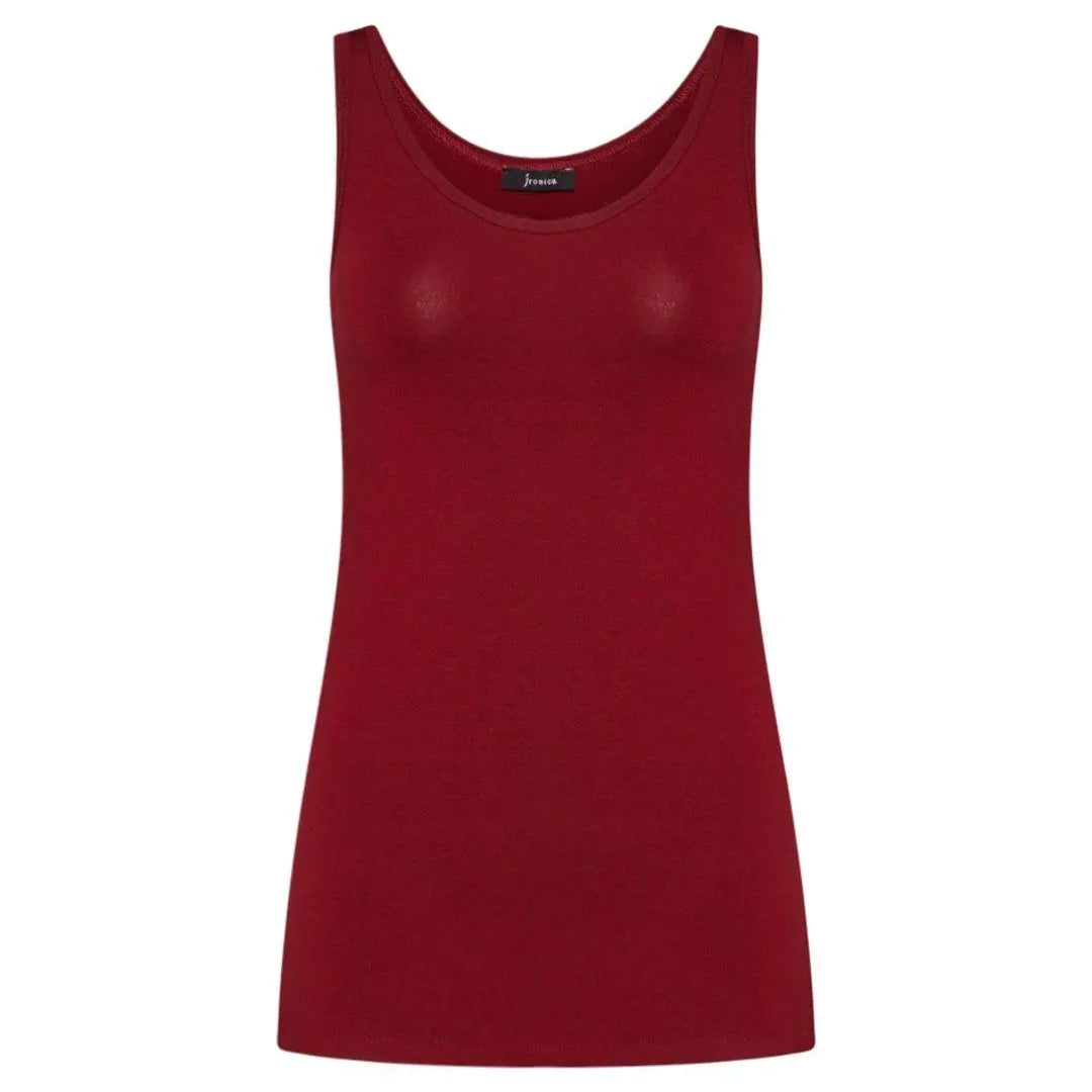 Canotta basic BORDEAUX IRONICA XL