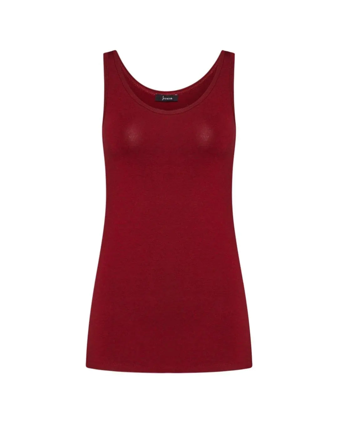 Canotta basic BORDEAUX IRONICA XL
