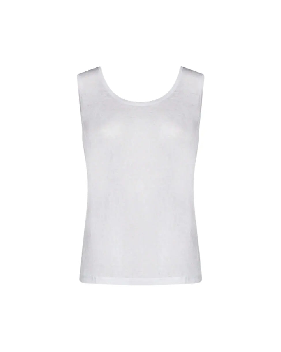 Canotta basic fiammata BIANCO DORABELLA