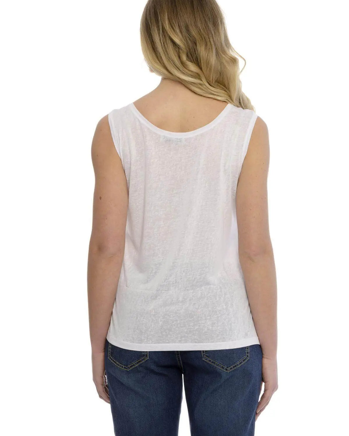 Canotta basic fiammata BIANCO DORABELLA