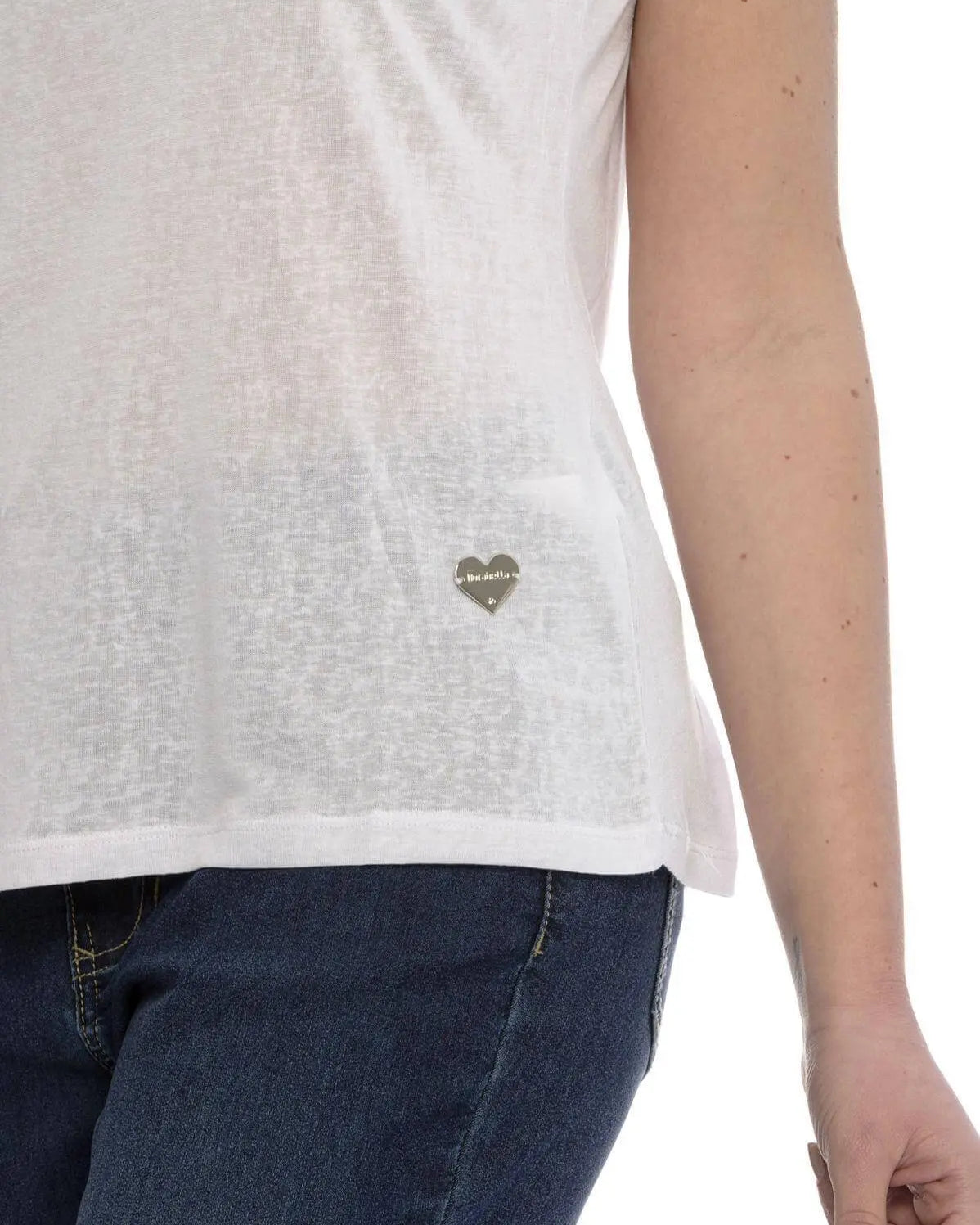 Canotta basic fiammata BIANCO DORABELLA