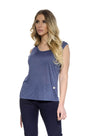 Canotta basic fiammata DENIM DORABELLA XXL