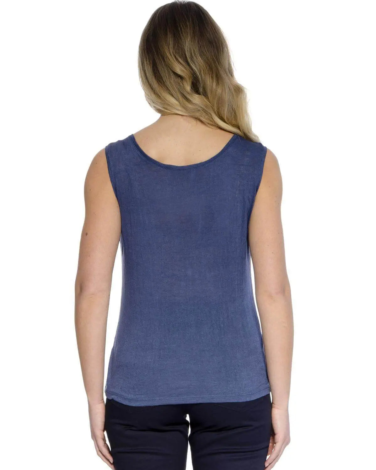 Canotta basic fiammata DENIM DORABELLA